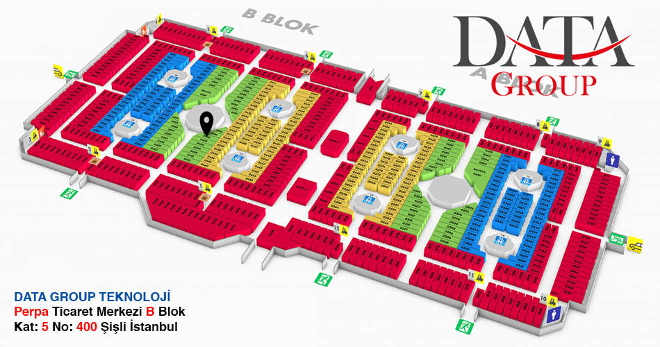 Data Group Teknoloji Perpa Adres Kroki Kat Planı