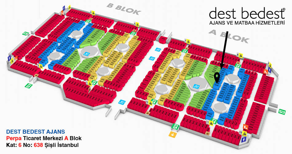 Dest Bedest Ajans Perpa Adres Kroki Kat Planı