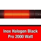 Ardonat Inox Halogen Black Pro 2000 Watt Elektrikli Isıtıcı