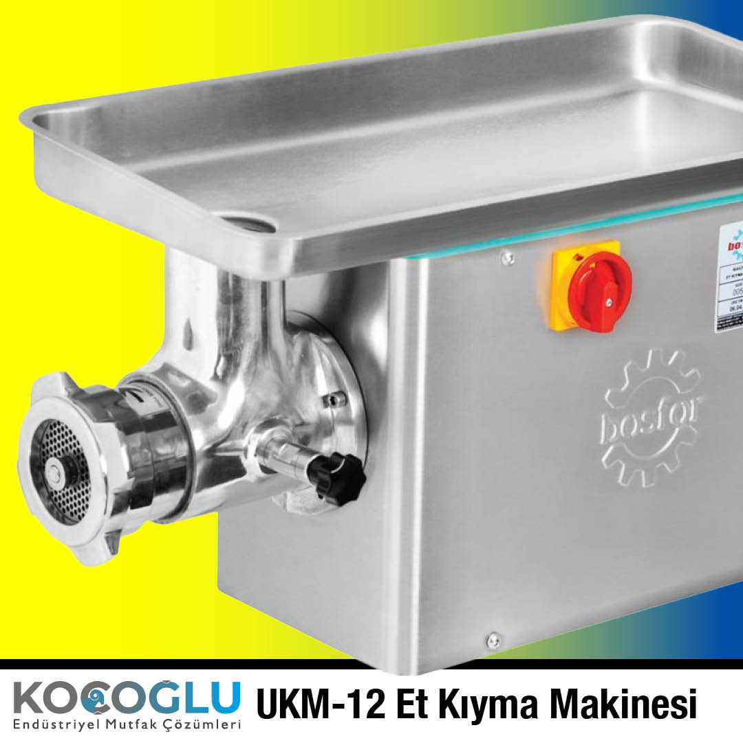 Bosfor UKM-12 Et Kıyma Makinesi Koçoğlu Mutfak Perpa