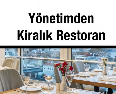 Yönetimden Kiralık Restoran Perpa A Blok