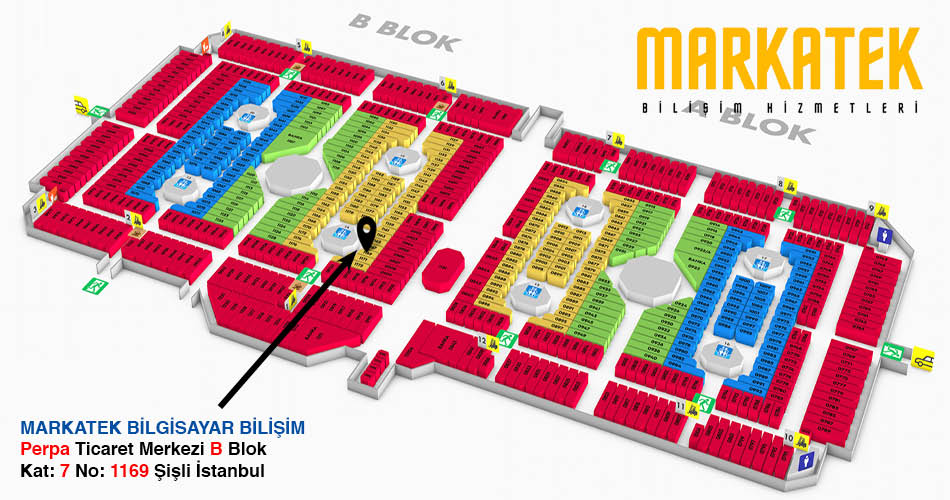 Markatek Bilgisayar Perpa Adres Kroki Kat Planı