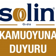 Solin Gıda'dan Kamuoyuna Duyuru