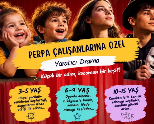 Yaratıcı Drama Eğitimi Perpa Çalışanlarına %50 İndirim